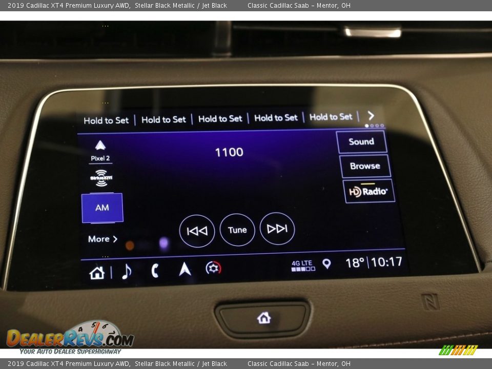 2019 Cadillac XT4 Premium Luxury AWD Stellar Black Metallic / Jet Black Photo #11