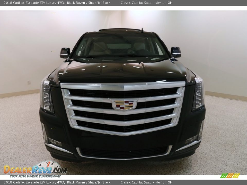 2018 Cadillac Escalade ESV Luxury 4WD Black Raven / Shale/Jet Black Photo #2