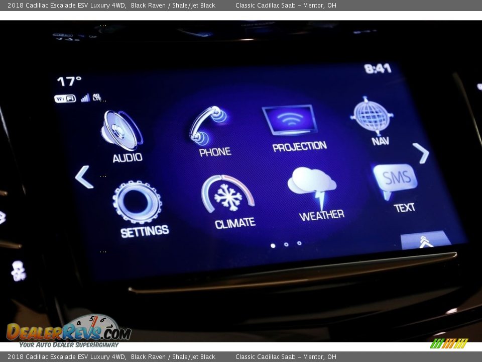 2018 Cadillac Escalade ESV Luxury 4WD Black Raven / Shale/Jet Black Photo #9