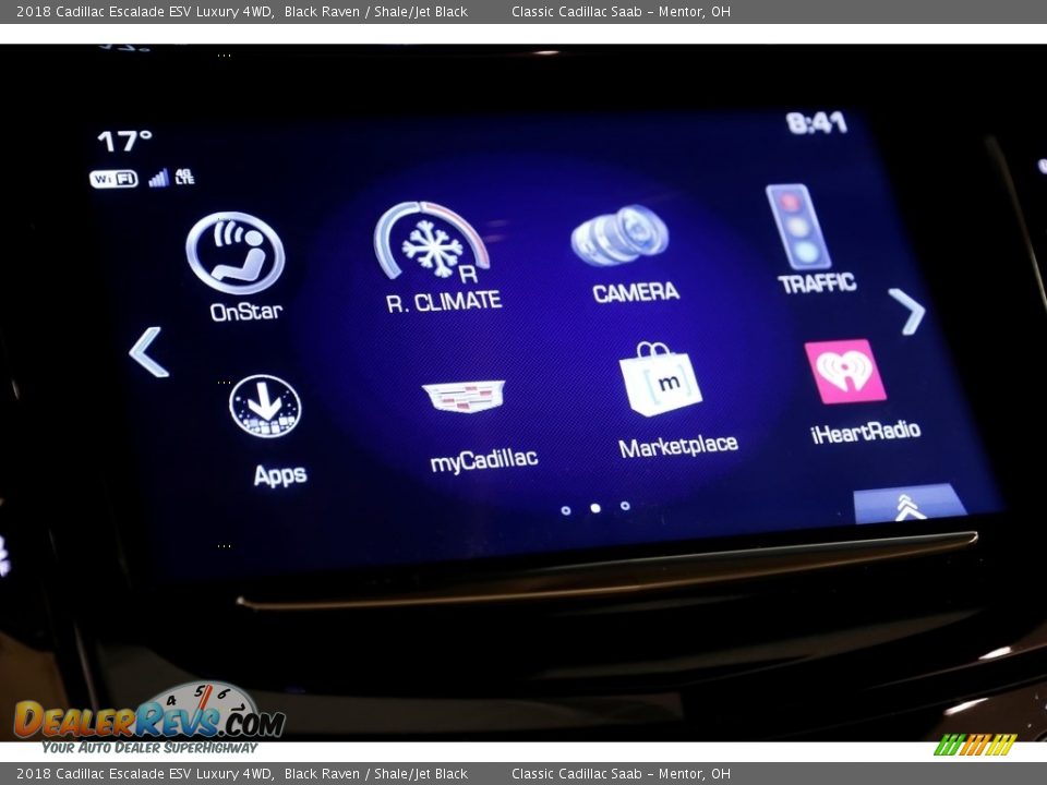 2018 Cadillac Escalade ESV Luxury 4WD Black Raven / Shale/Jet Black Photo #10