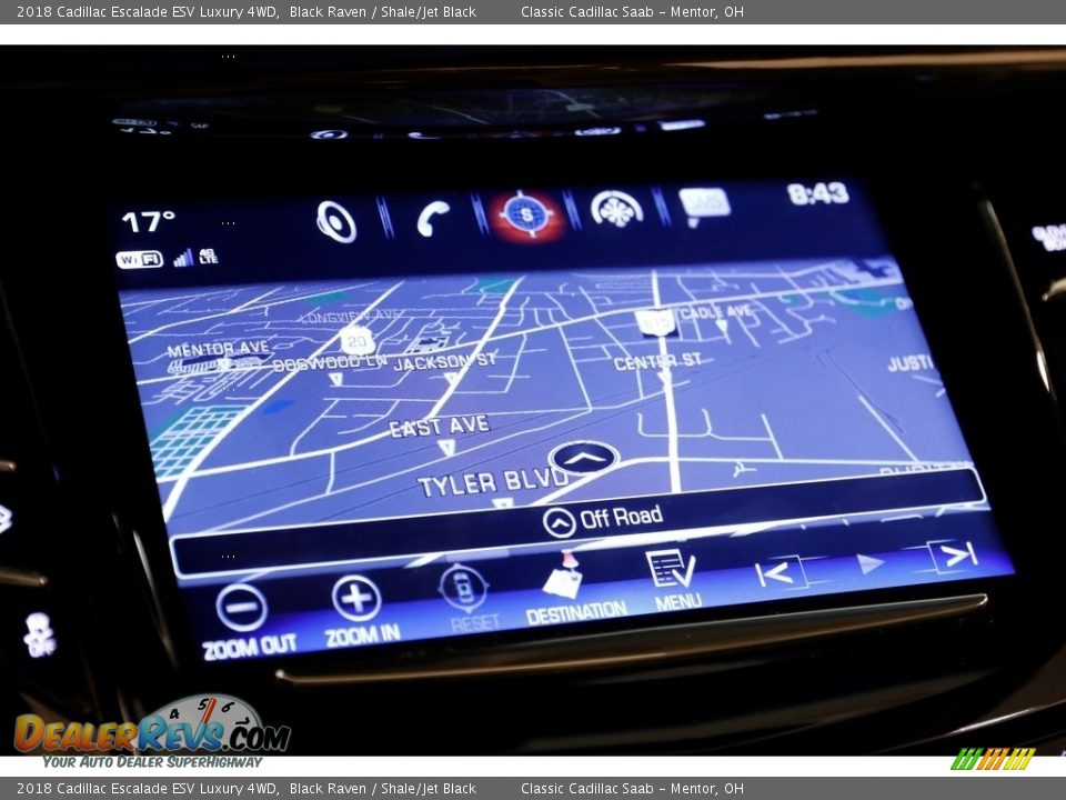 2018 Cadillac Escalade ESV Luxury 4WD Black Raven / Shale/Jet Black Photo #16