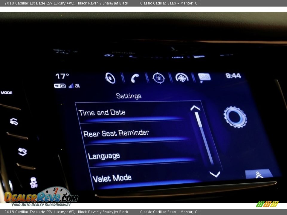2018 Cadillac Escalade ESV Luxury 4WD Black Raven / Shale/Jet Black Photo #17