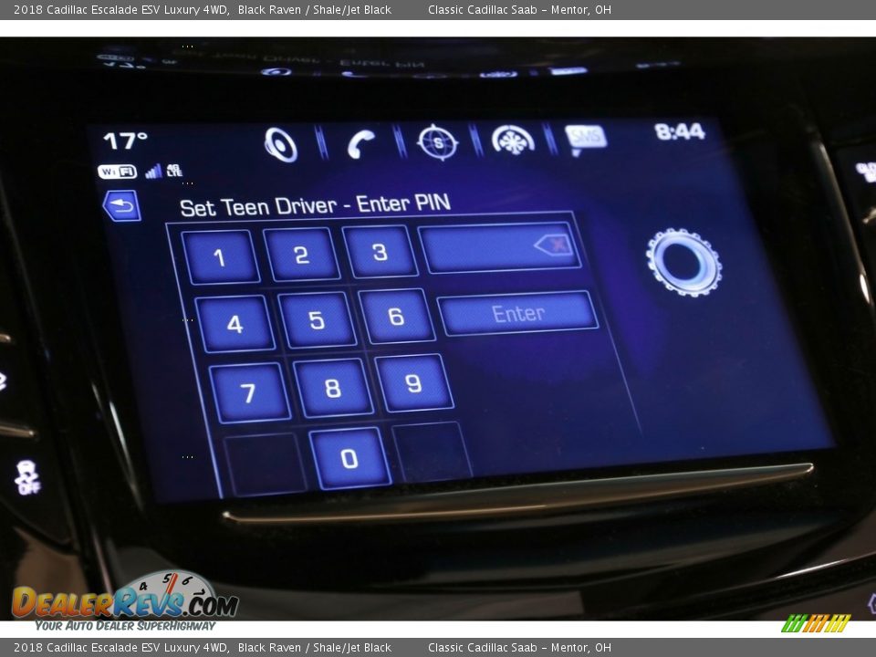 2018 Cadillac Escalade ESV Luxury 4WD Black Raven / Shale/Jet Black Photo #19