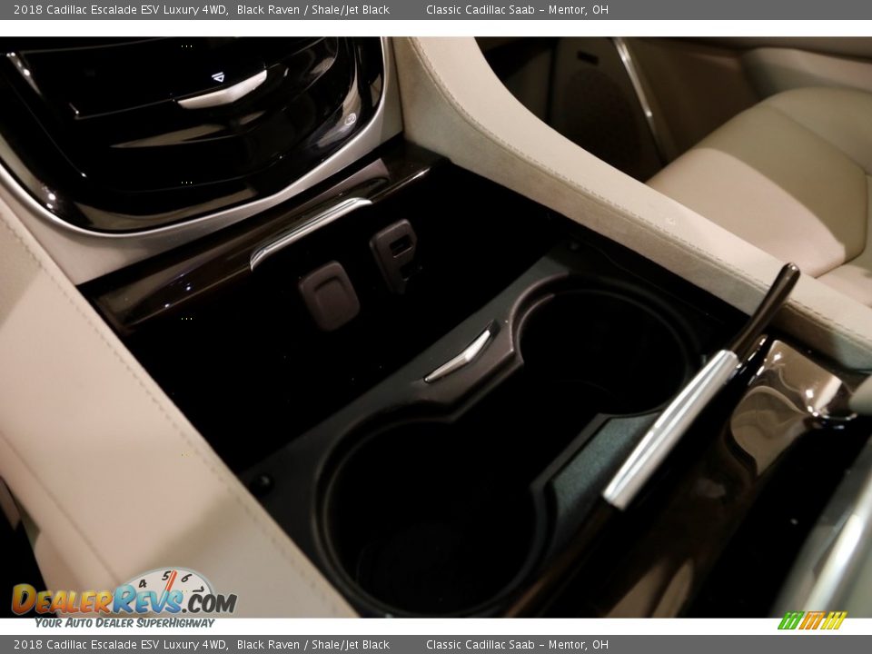2018 Cadillac Escalade ESV Luxury 4WD Black Raven / Shale/Jet Black Photo #21