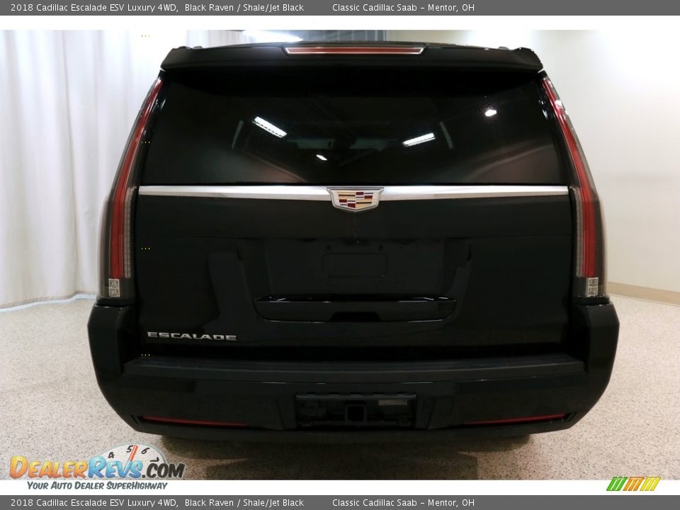 2018 Cadillac Escalade ESV Luxury 4WD Black Raven / Shale/Jet Black Photo #25