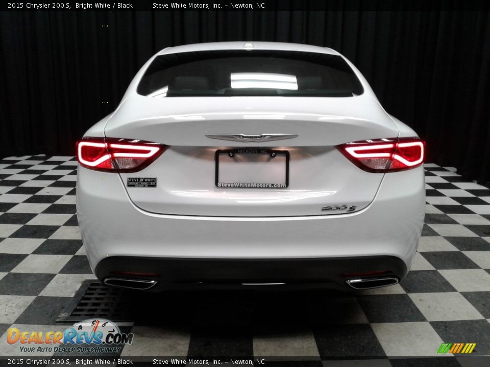 2015 Chrysler 200 S Bright White / Black Photo #7