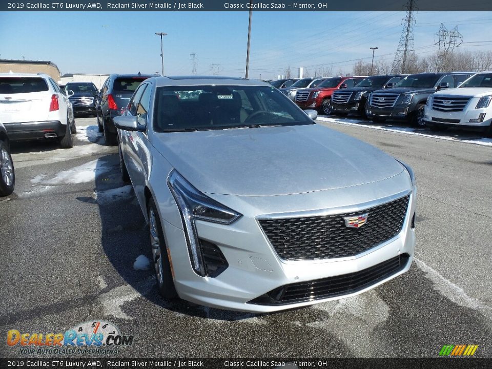 2019 Cadillac CT6 Luxury AWD Radiant Silver Metallic / Jet Black Photo #1