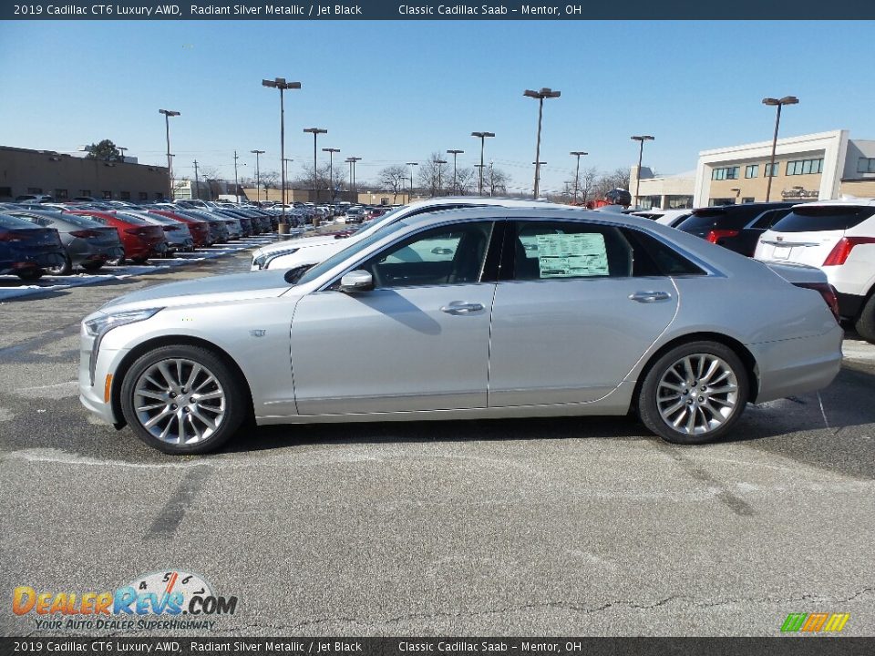 2019 Cadillac CT6 Luxury AWD Radiant Silver Metallic / Jet Black Photo #2