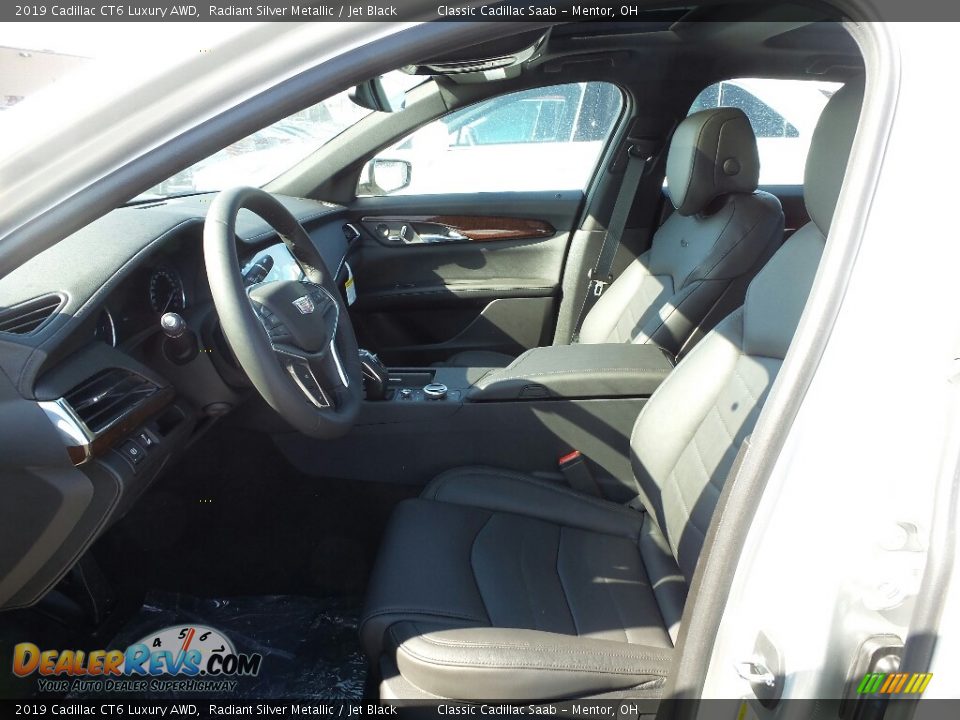 2019 Cadillac CT6 Luxury AWD Radiant Silver Metallic / Jet Black Photo #3