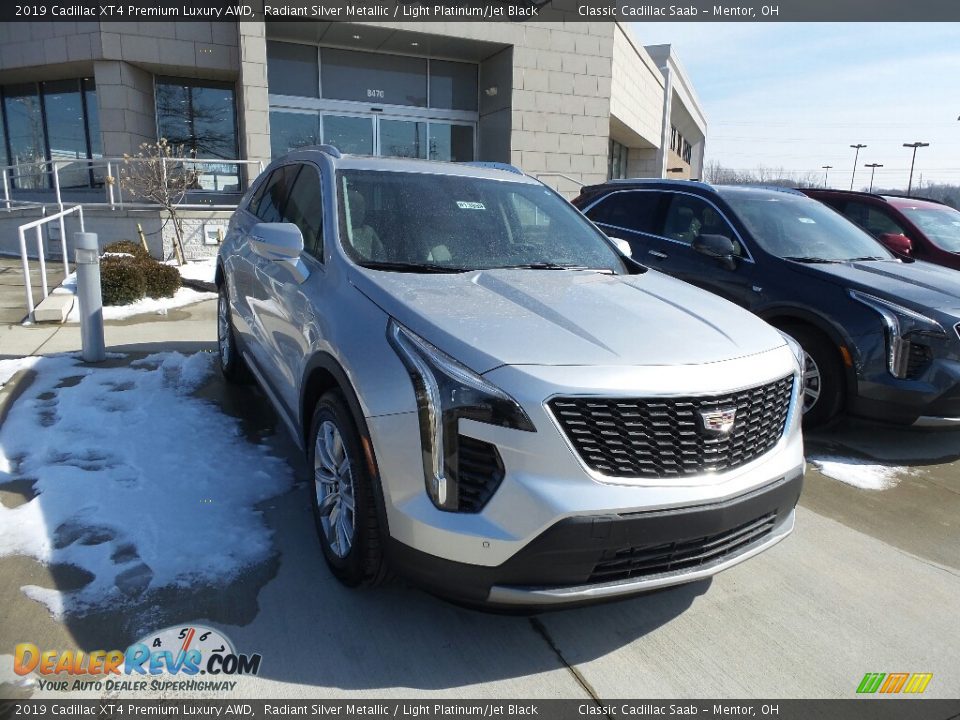 2019 Cadillac XT4 Premium Luxury AWD Radiant Silver Metallic / Light Platinum/Jet Black Photo #1