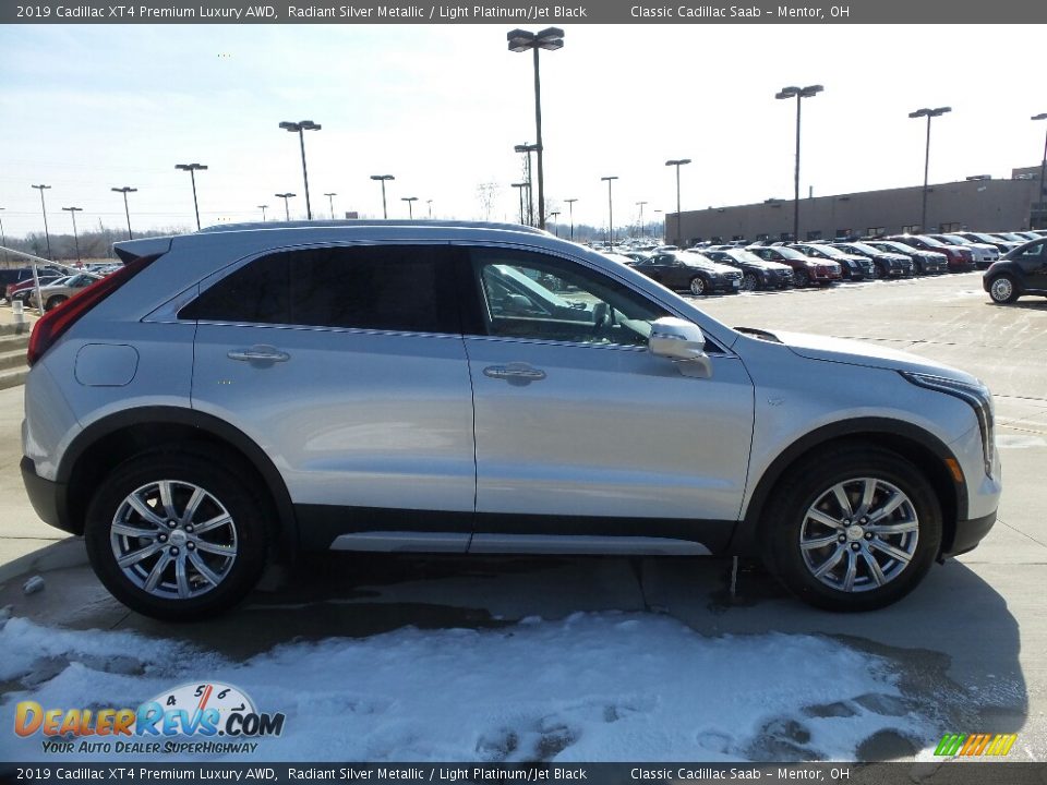 2019 Cadillac XT4 Premium Luxury AWD Radiant Silver Metallic / Light Platinum/Jet Black Photo #2