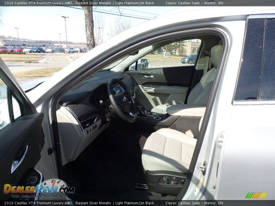 2019 Cadillac XT4 Premium Luxury AWD Radiant Silver Metallic / Light Platinum/Jet Black Photo #3