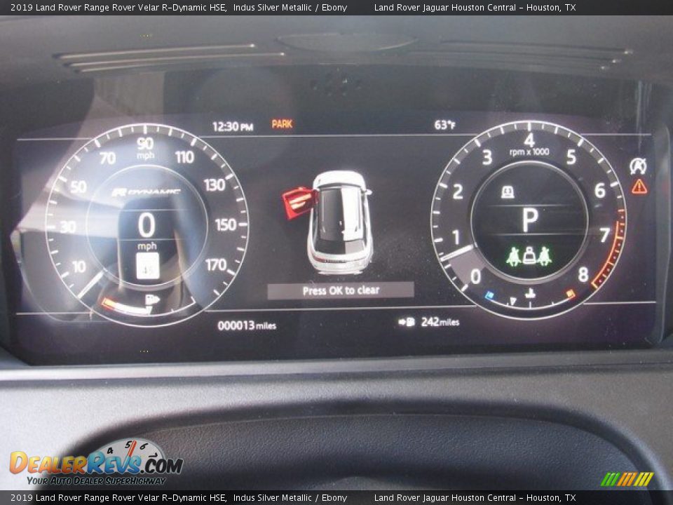 2019 Land Rover Range Rover Velar R-Dynamic HSE Indus Silver Metallic / Ebony Photo #29