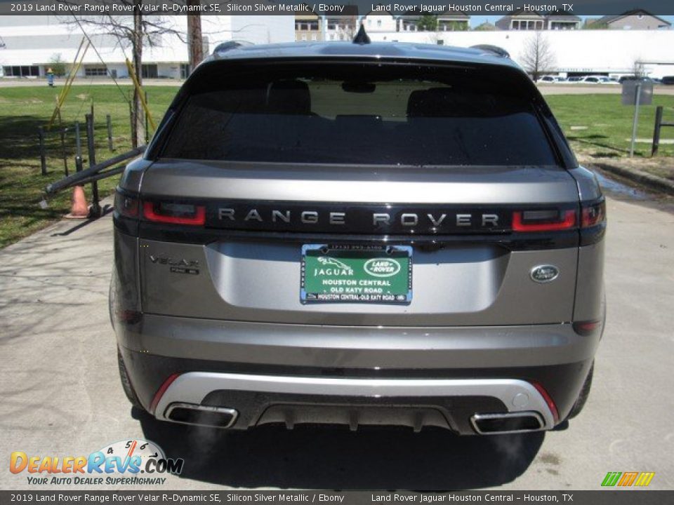2019 Land Rover Range Rover Velar R-Dynamic SE Silicon Silver Metallic / Ebony Photo #8