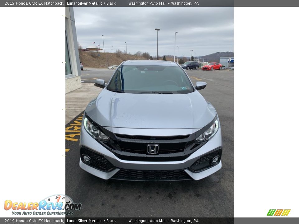 2019 Honda Civic EX Hatchback Lunar Silver Metallic / Black Photo #3