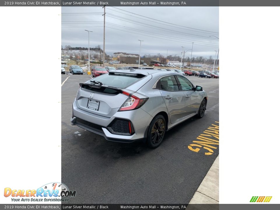 2019 Honda Civic EX Hatchback Lunar Silver Metallic / Black Photo #5