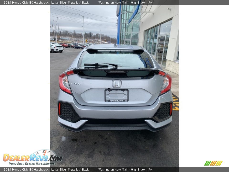 2019 Honda Civic EX Hatchback Lunar Silver Metallic / Black Photo #6