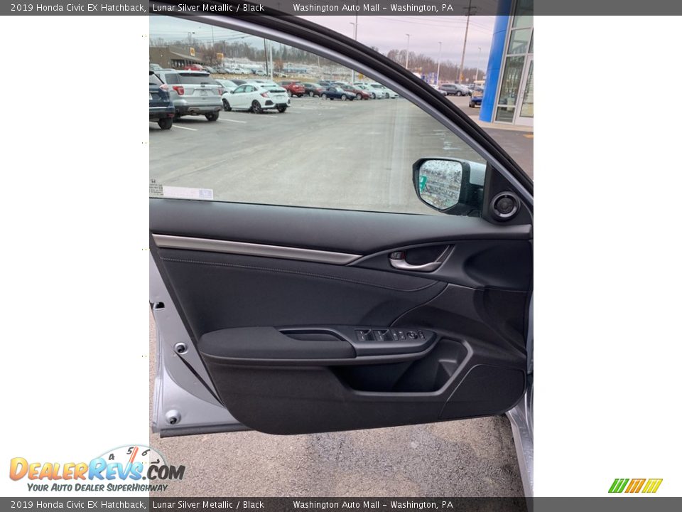2019 Honda Civic EX Hatchback Lunar Silver Metallic / Black Photo #8