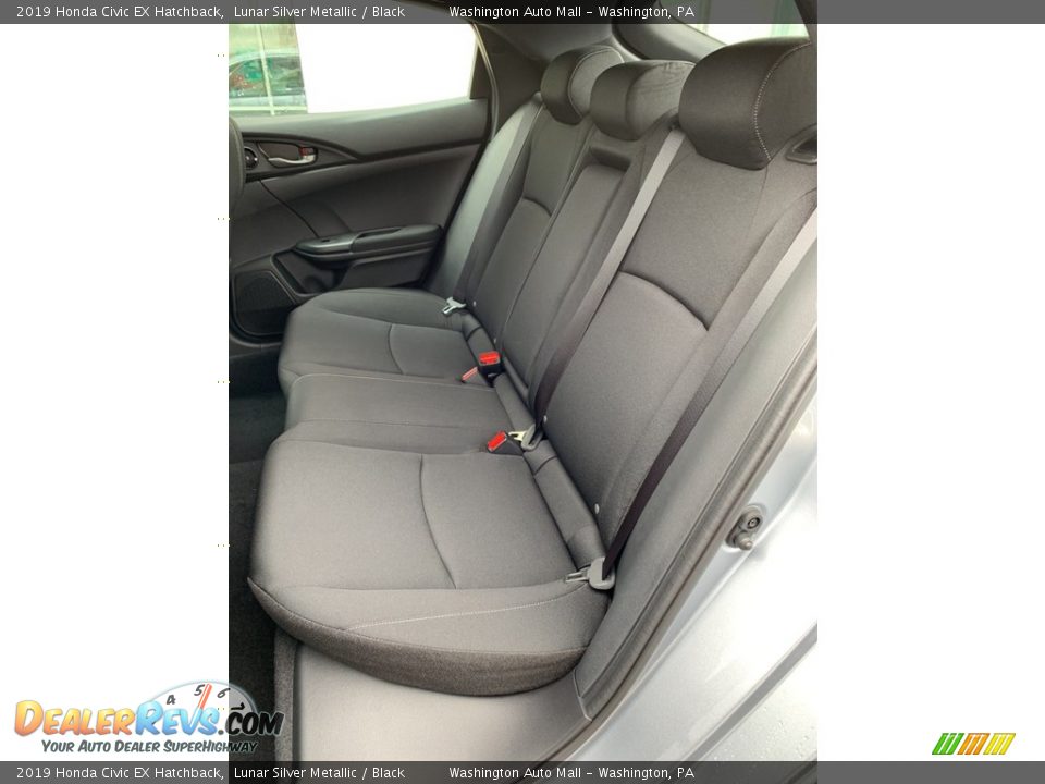 2019 Honda Civic EX Hatchback Lunar Silver Metallic / Black Photo #18