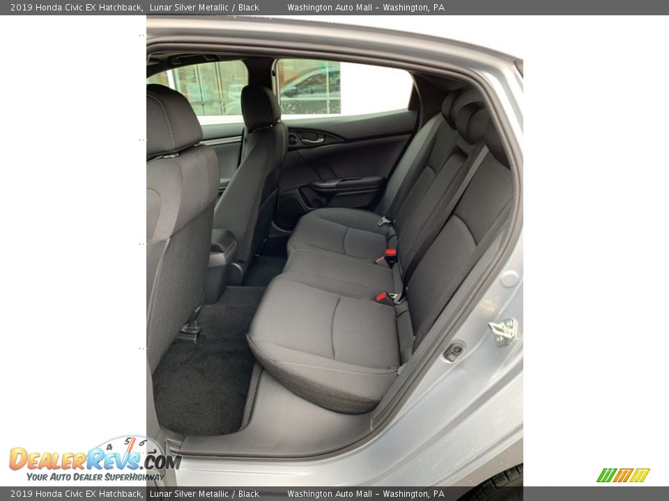 2019 Honda Civic EX Hatchback Lunar Silver Metallic / Black Photo #19