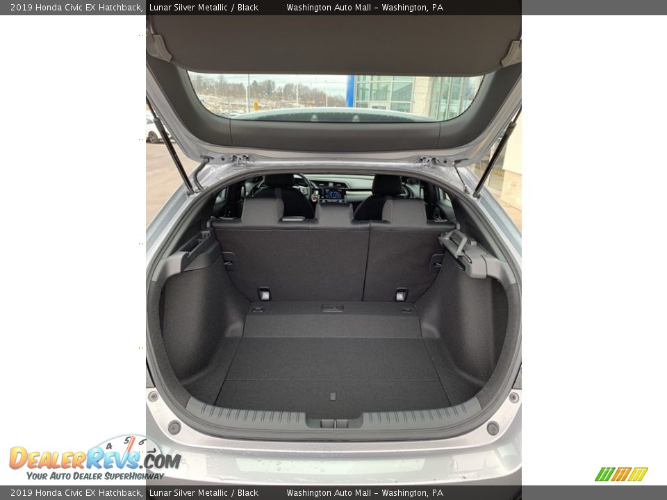 2019 Honda Civic EX Hatchback Lunar Silver Metallic / Black Photo #21
