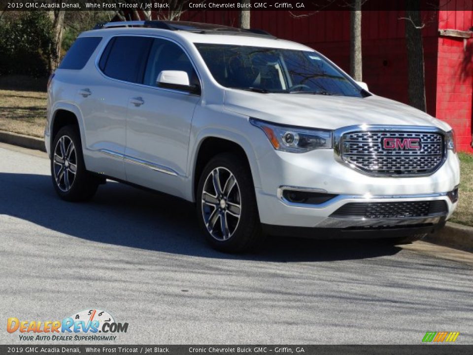 2019 GMC Acadia Denali White Frost Tricoat / Jet Black Photo #1