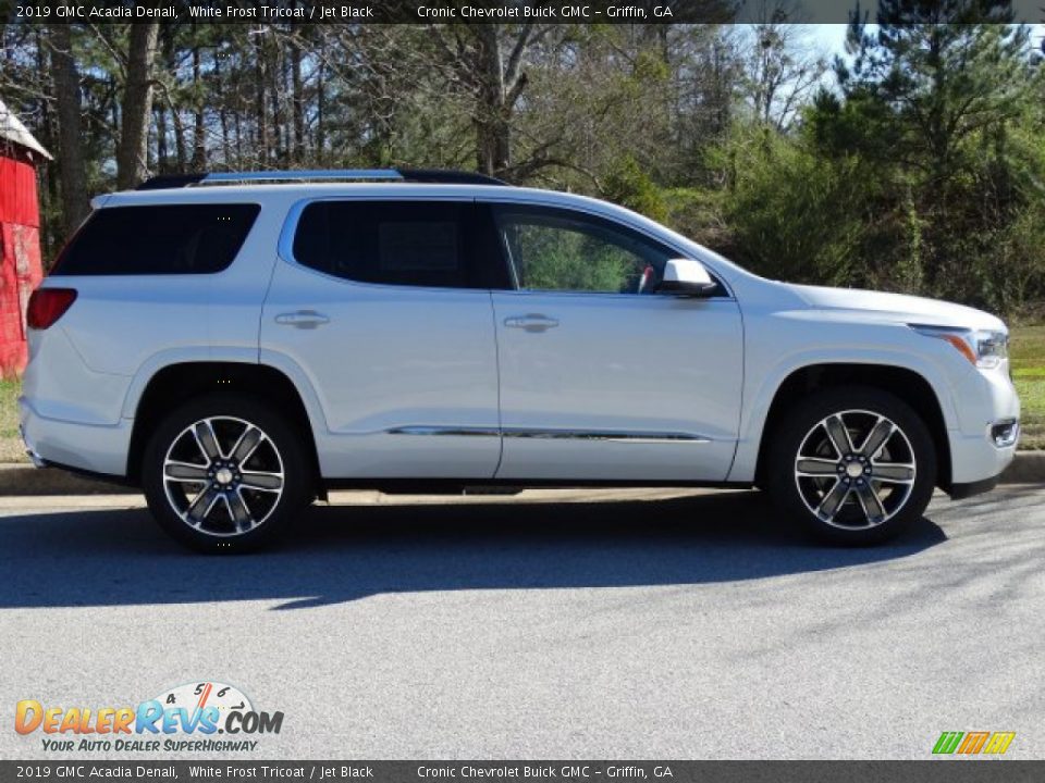 2019 GMC Acadia Denali White Frost Tricoat / Jet Black Photo #2