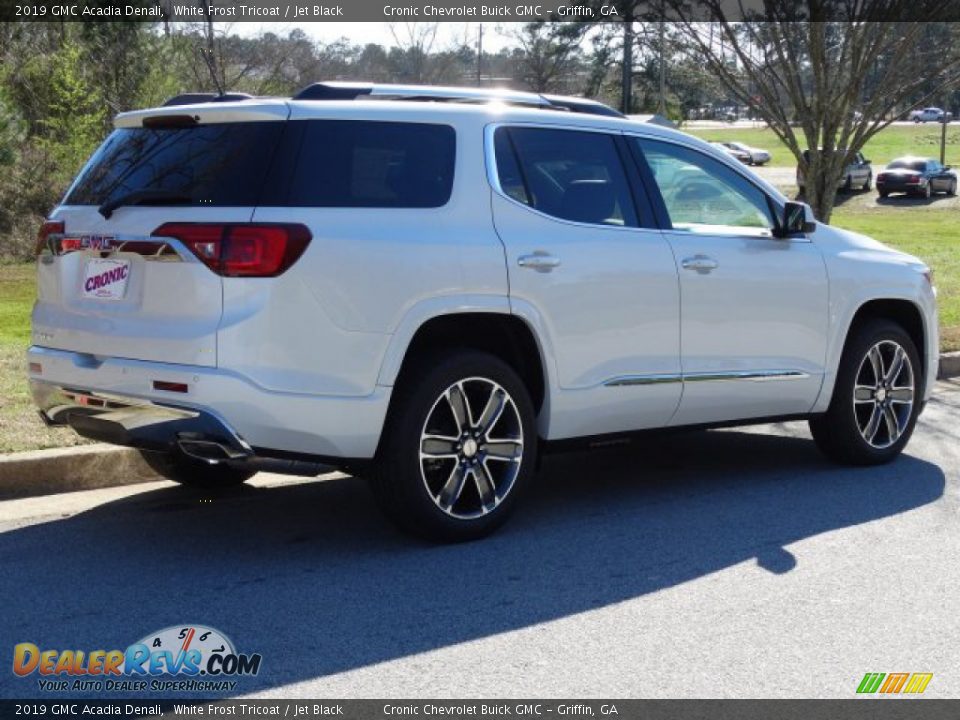 2019 GMC Acadia Denali White Frost Tricoat / Jet Black Photo #3