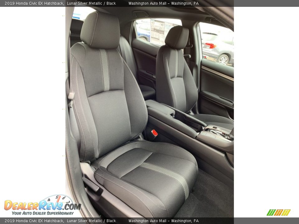 2019 Honda Civic EX Hatchback Lunar Silver Metallic / Black Photo #26