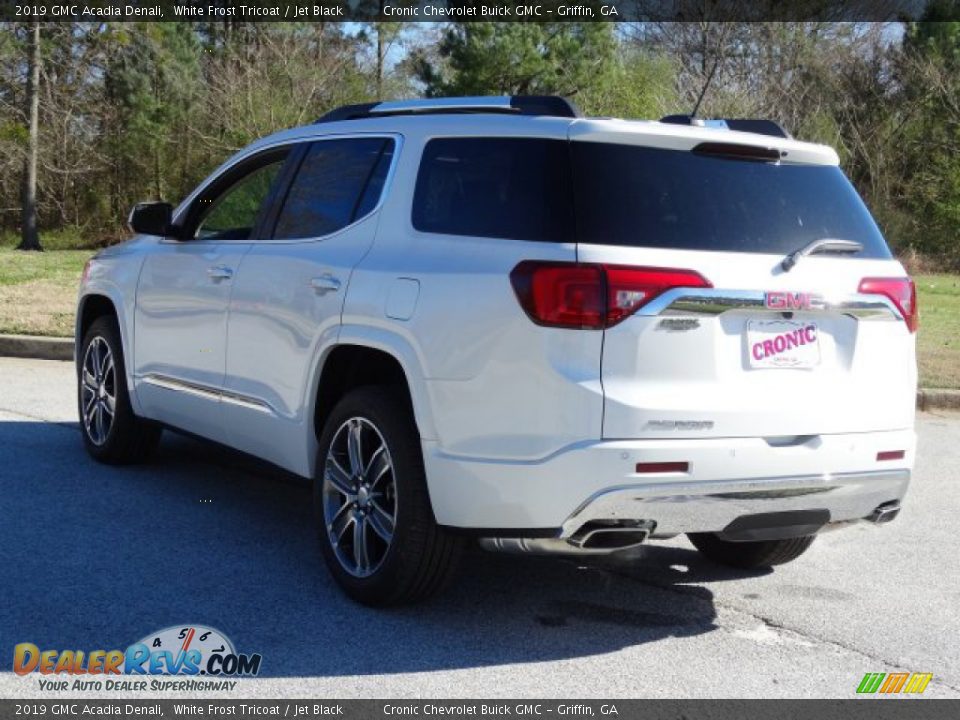 2019 GMC Acadia Denali White Frost Tricoat / Jet Black Photo #6