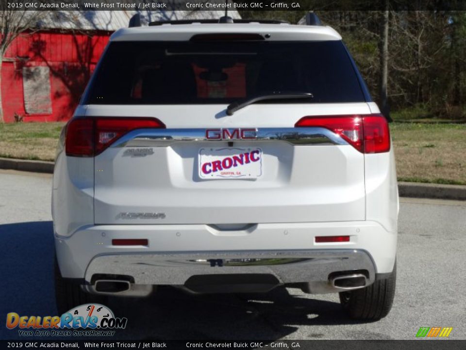 2019 GMC Acadia Denali White Frost Tricoat / Jet Black Photo #7