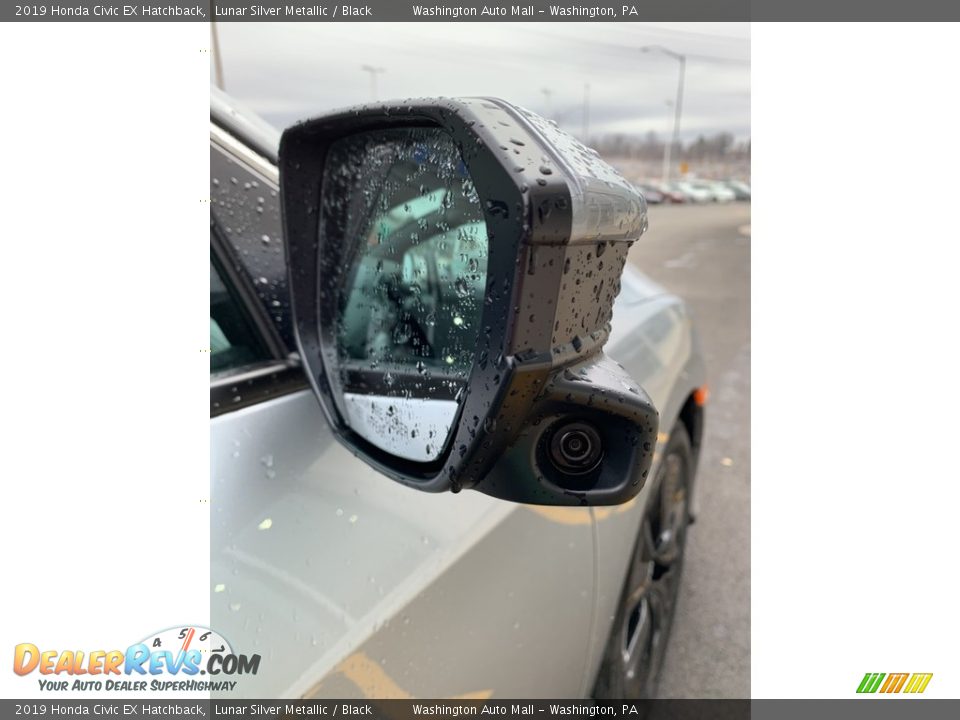 2019 Honda Civic EX Hatchback Lunar Silver Metallic / Black Photo #29