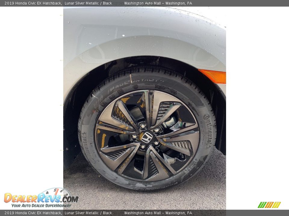 2019 Honda Civic EX Hatchback Lunar Silver Metallic / Black Photo #30
