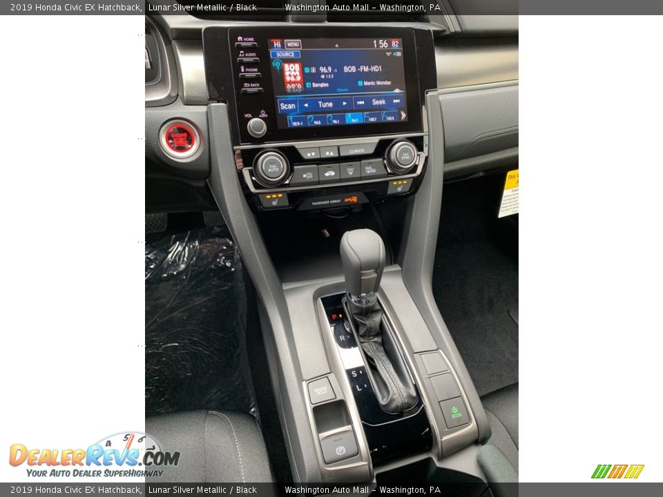 2019 Honda Civic EX Hatchback Lunar Silver Metallic / Black Photo #32