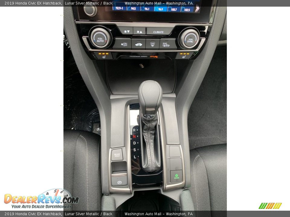 2019 Honda Civic EX Hatchback Lunar Silver Metallic / Black Photo #34