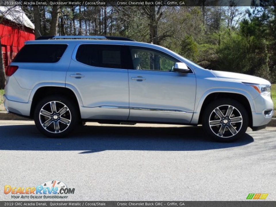2019 GMC Acadia Denali Quicksilver Metallic / Cocoa/Shale Photo #2