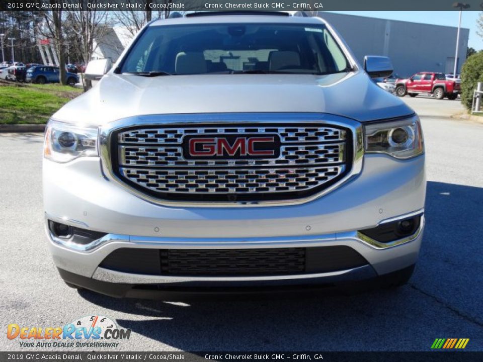 2019 GMC Acadia Denali Quicksilver Metallic / Cocoa/Shale Photo #4