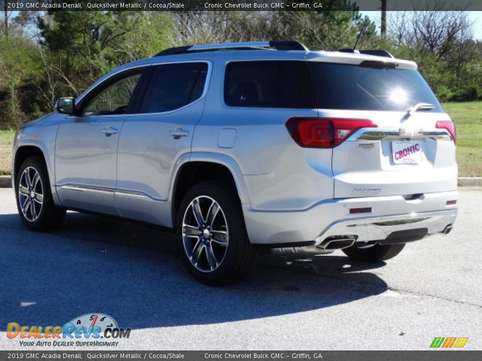 2019 GMC Acadia Denali Quicksilver Metallic / Cocoa/Shale Photo #6