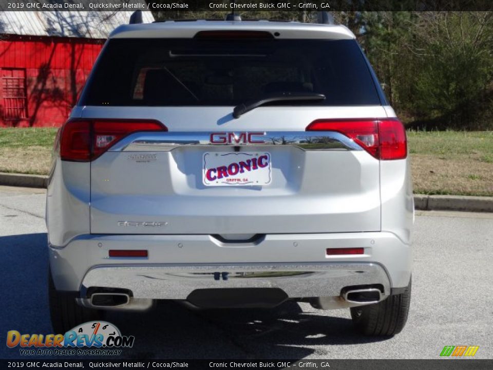 2019 GMC Acadia Denali Quicksilver Metallic / Cocoa/Shale Photo #7