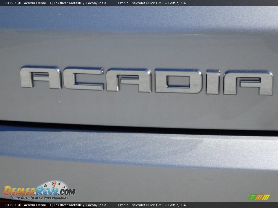 2019 GMC Acadia Denali Quicksilver Metallic / Cocoa/Shale Photo #8