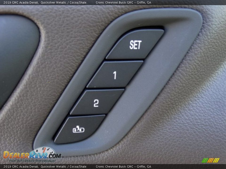 2019 GMC Acadia Denali Quicksilver Metallic / Cocoa/Shale Photo #13