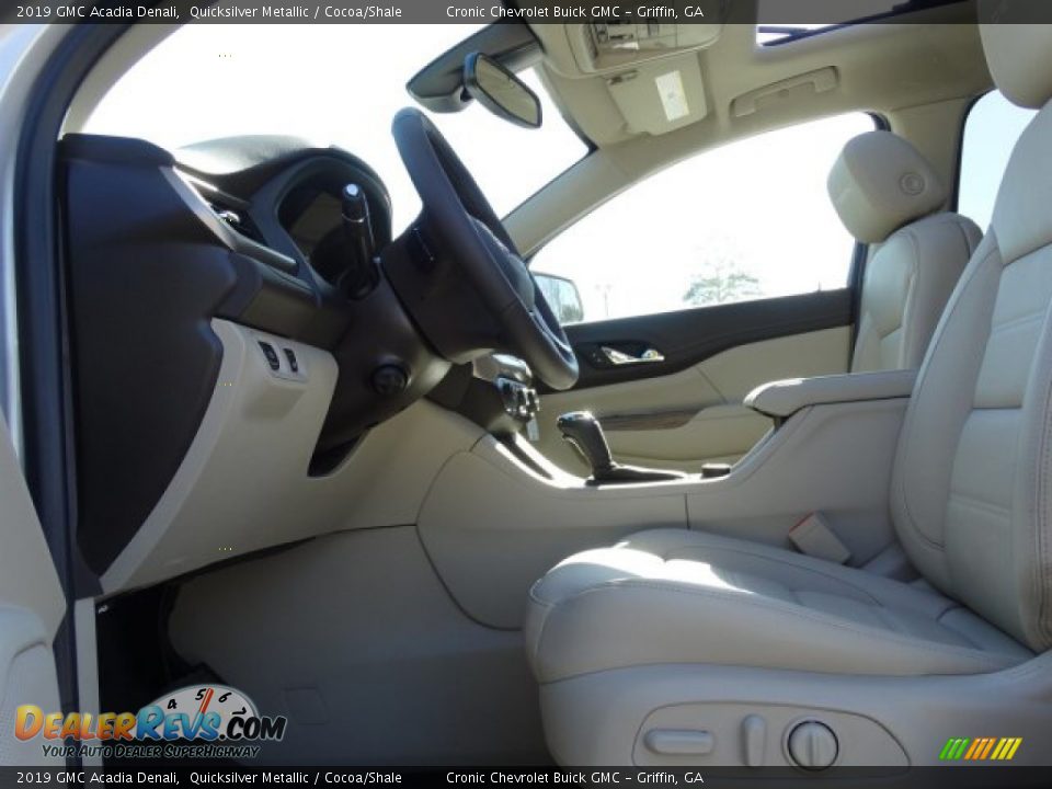 2019 GMC Acadia Denali Quicksilver Metallic / Cocoa/Shale Photo #14