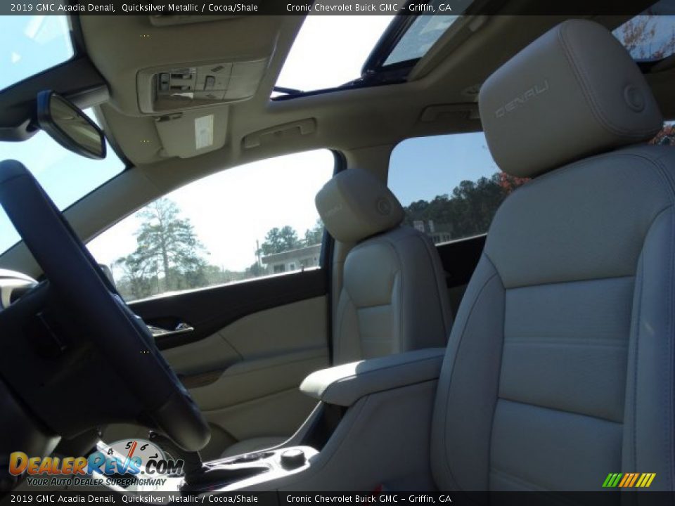 2019 GMC Acadia Denali Quicksilver Metallic / Cocoa/Shale Photo #15