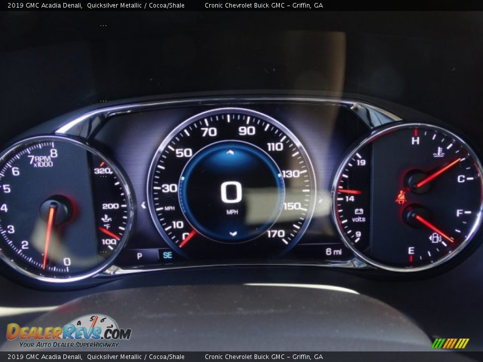 2019 GMC Acadia Denali Quicksilver Metallic / Cocoa/Shale Photo #17