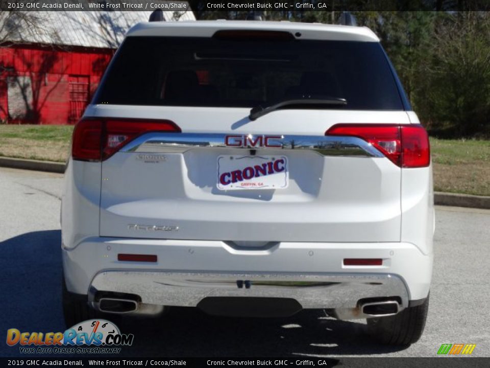 2019 GMC Acadia Denali White Frost Tricoat / Cocoa/Shale Photo #4