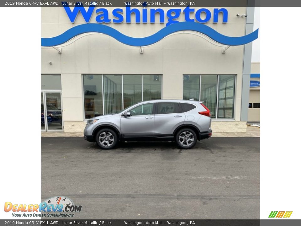 2019 Honda CR-V EX-L AWD Lunar Silver Metallic / Black Photo #1