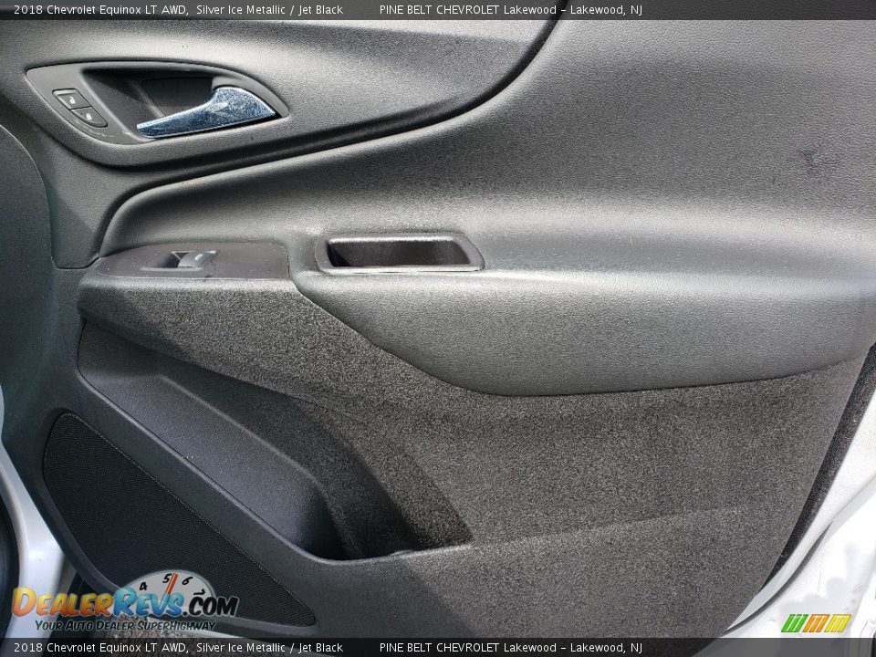 2018 Chevrolet Equinox LT AWD Silver Ice Metallic / Jet Black Photo #10