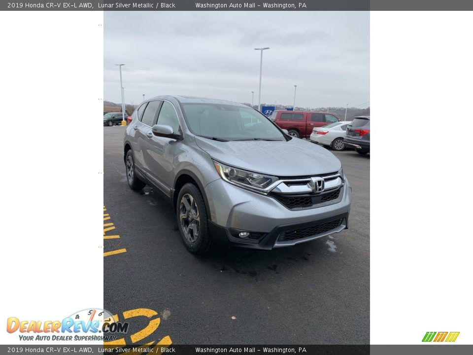 2019 Honda CR-V EX-L AWD Lunar Silver Metallic / Black Photo #4