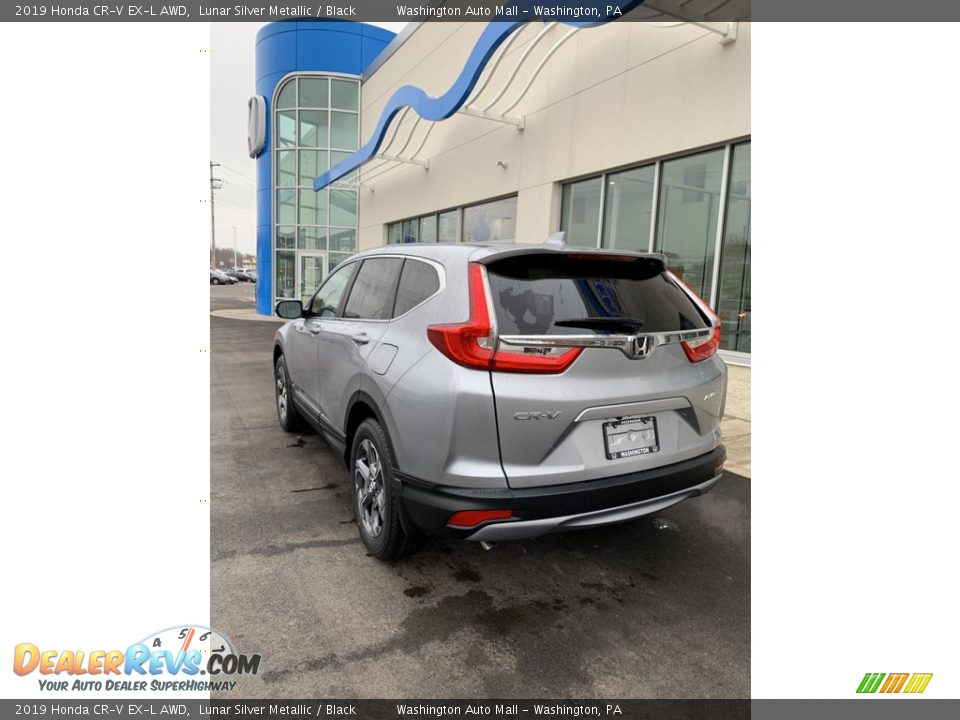2019 Honda CR-V EX-L AWD Lunar Silver Metallic / Black Photo #7