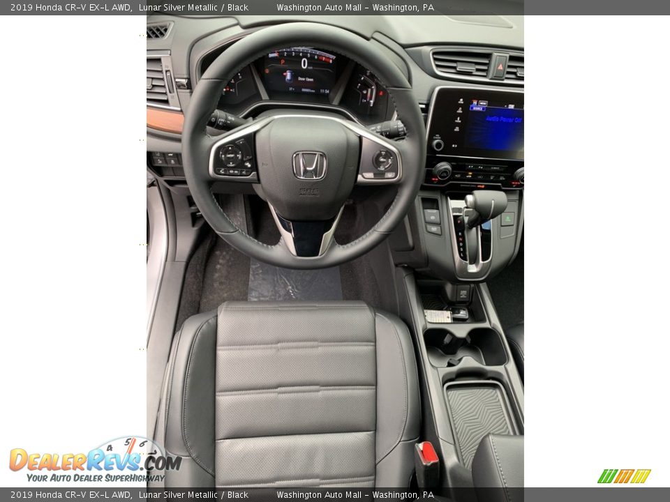 2019 Honda CR-V EX-L AWD Lunar Silver Metallic / Black Photo #11